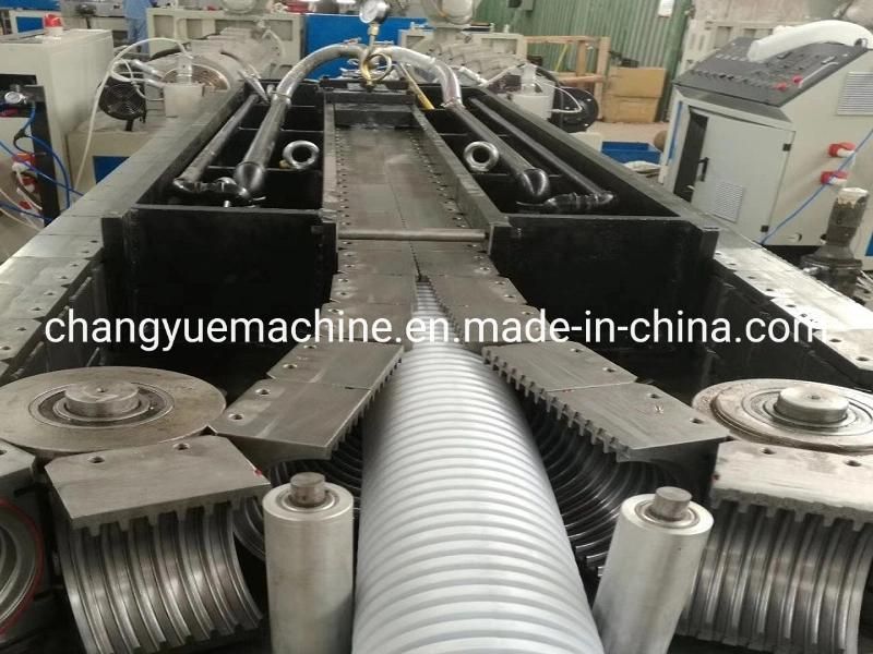 Great Performance PVC Single Wall Corrugated Pipe Line