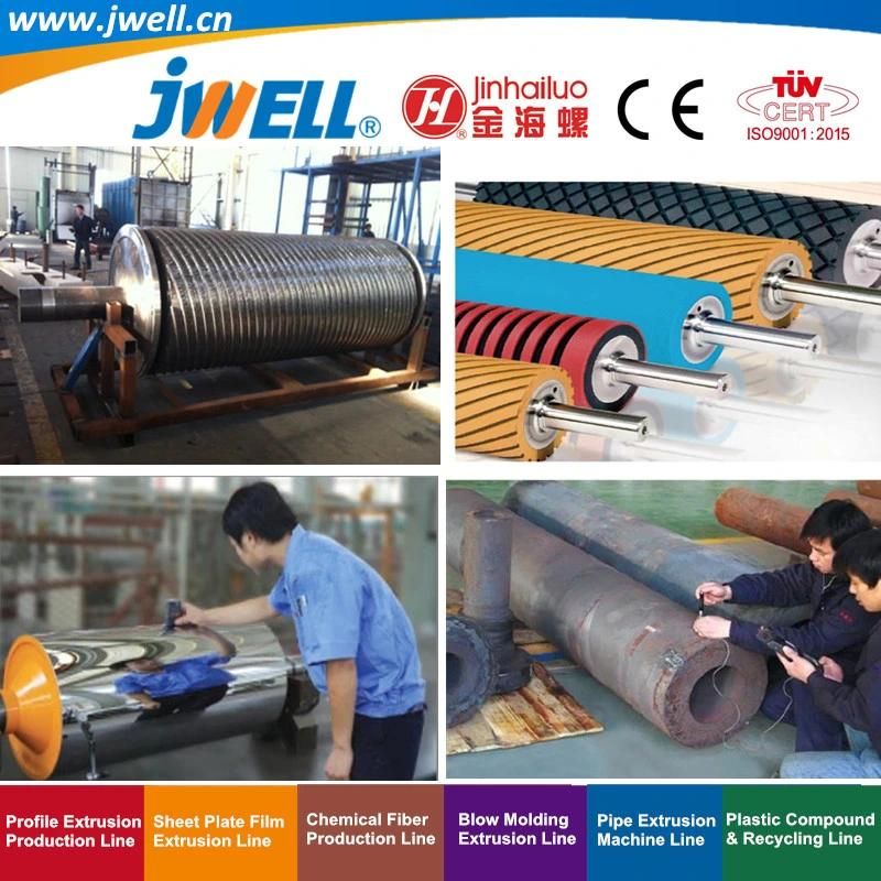 Jwell - Thin-Wall Efficient Roller for PP|EVA|EVOH|PS|PC|PE Plastic Sheet Recycling Making Extruder Machine