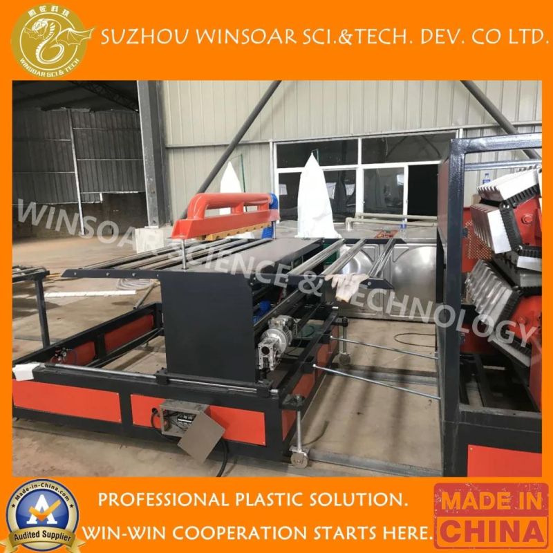 Plastic Composite Trapezoidal Roof Tile Processing Line/ PVC Trapezoidal Roof Plate Processing Line/ Vinyle Trapezoidal Roof Sheet Processing Line