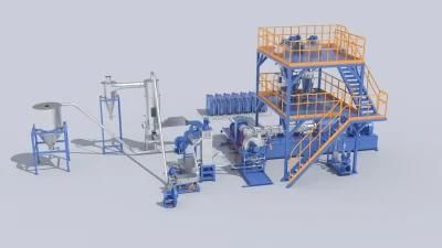 Single Screw Extruder Co-Kneader /TPR/TPE/PVC Sole Plastic Compounding Granulating ...