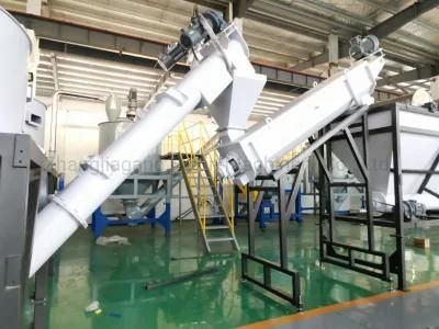 Waste PE PP Pet Bottle Flakes Making Agricultural Film Jumbo Woven Bags Crushing Washing ...