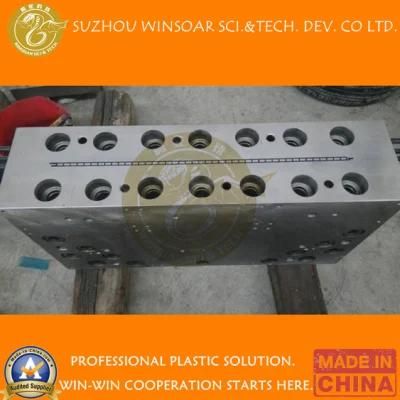 PVC Plastic Profile Extrusion Making Machine for Decorationsquare Type PVC Cable Profile ...
