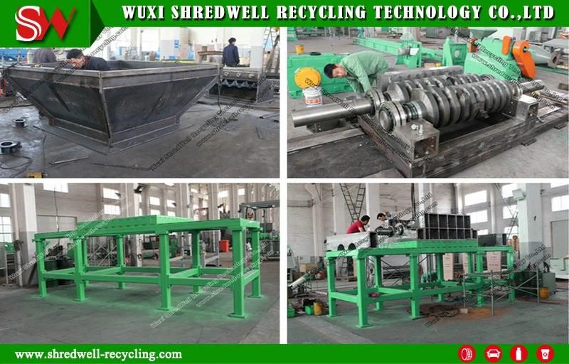 Used Tire Crushing Equipment for Waste Car/Truck Tyre Recycling