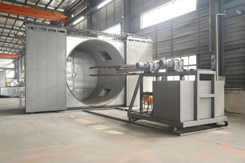 Two Arms Shuttle Rotational Molding Machine