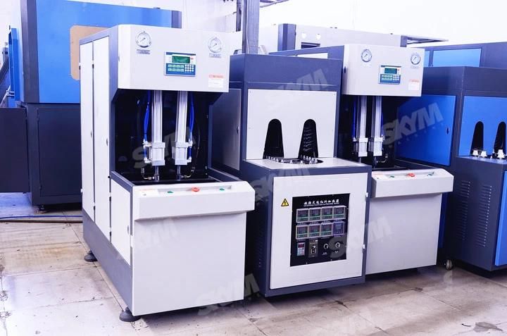 2cavity 600-800bph Semi Automatic Pet Bottle Making Blowing Molding Machine