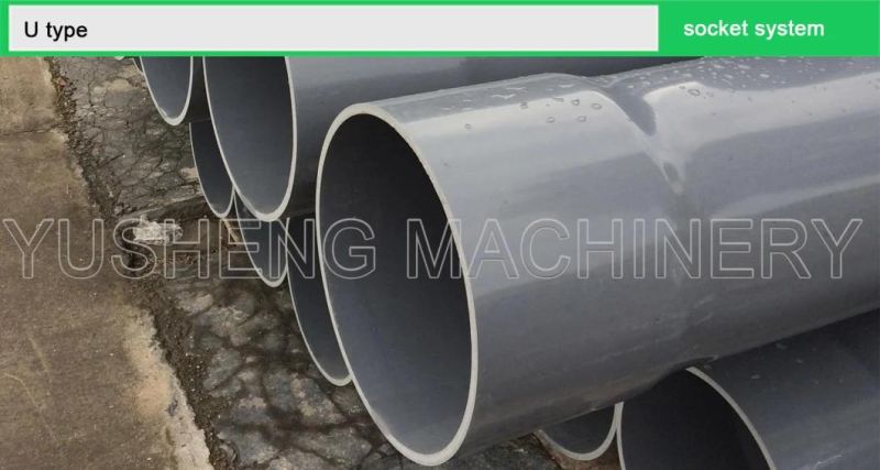China Big Size 630mm PVC Pipe Socket /Belling Machine for Extruder