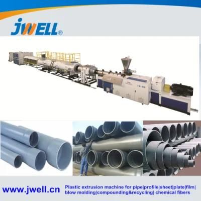 Famous Jwell Brand PVC UPVC Water Pipe Making Machine Plastic Tube Extruder