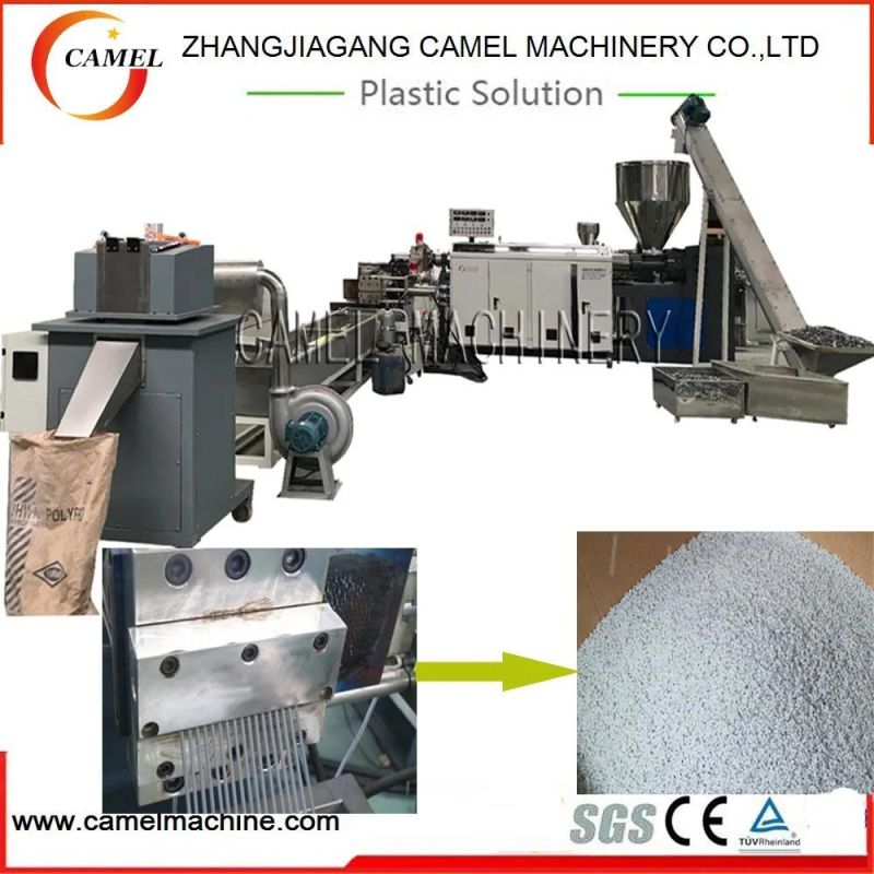 PE PP Plastic Film Pelletizing Line From Camel Machinery