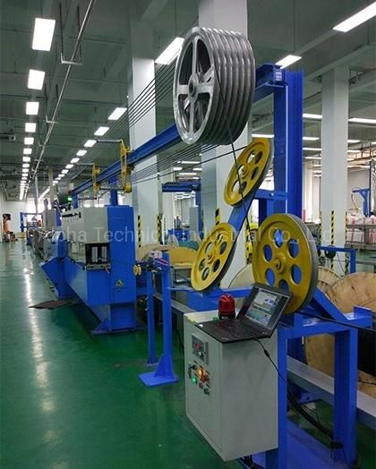 PE Fiber Cable Extrusion Sheathing Line for Optical Fiber Butterfly Cables Production^