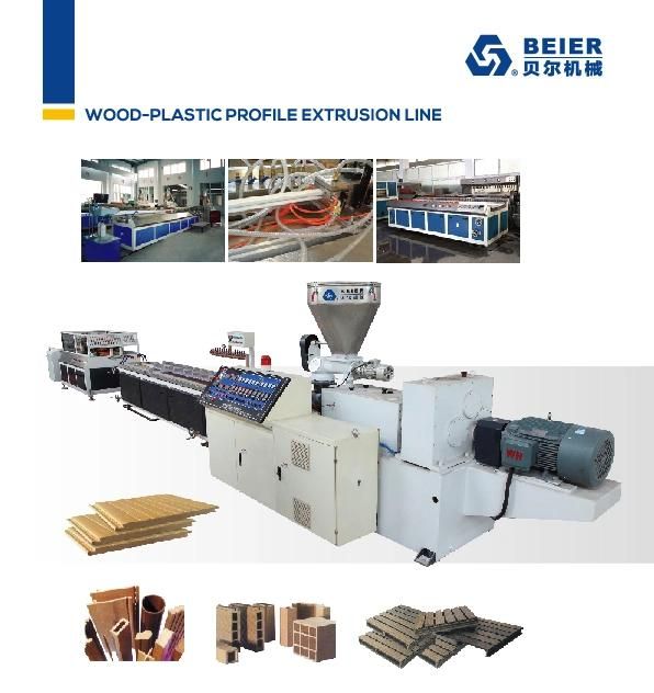 Wood Plastic Door Panel Profile Extrusion Line (WPC Board Machinery)