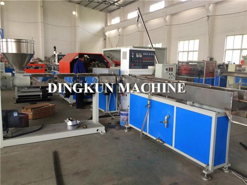 Soft PVC Braided Hose Pipe Machine / PVC Fiber Hose Making Machine