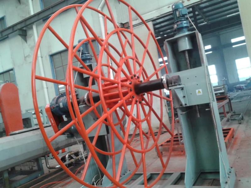 TPU Pipe Tube Flat Soft Hose Extrusion Line Fire Hose Weaving Making Machine