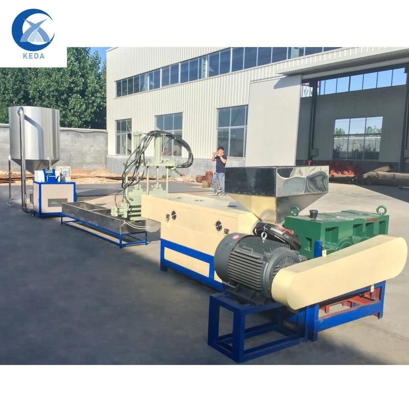 Plastic Single Screw Extruder in Plastic Film Recycling Granulator