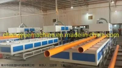 Plastic Twin Double Screw Extruder PVC Sewer Drainage Pipe Making Machines