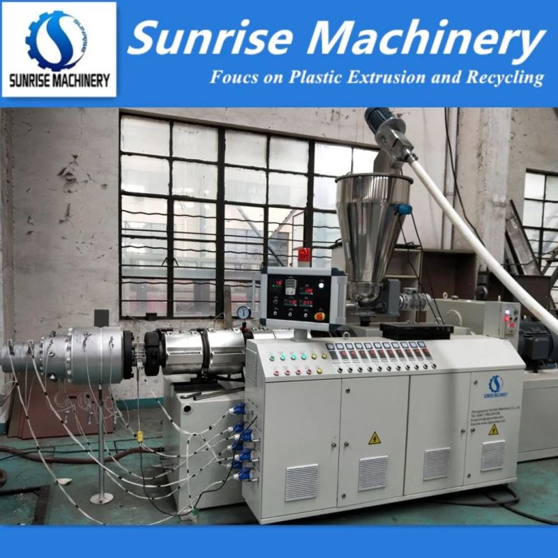 75-160mm PVC Pipe Machine Plastic Water Pipe Making Machine