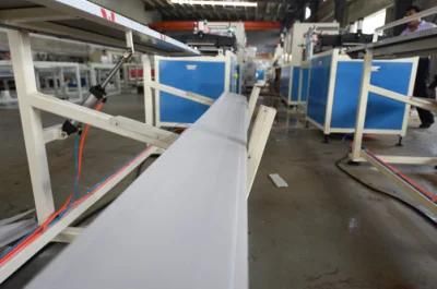 China Bonzer Double Screw Sjz53/110+Yf300 Plastic PVC Wall Tile Paneling Extrusion Making ...