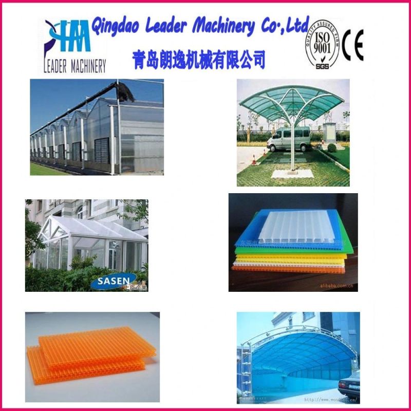 More Advanced Polycarbonate PC Hollow Sheet Sunshine Panel Sun Sheet Extrusion Line