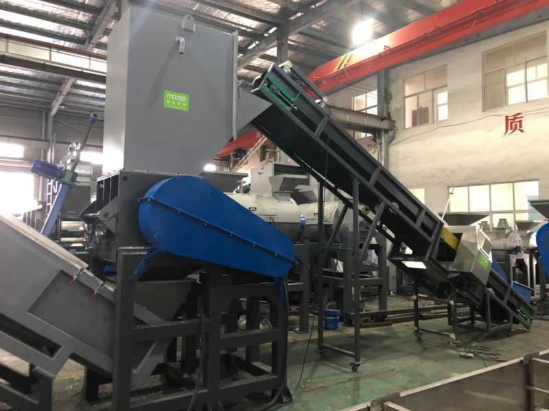 LDPE HDPE PE Film Shredding Crushing Washing Line Woven Bags Plastic Recycling Plant Machine