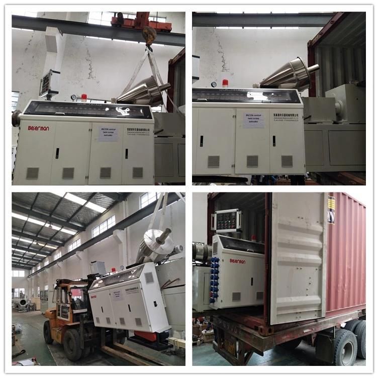 110-500 mm PVC/CPVC/UPVC Pipe Production Line with 80/156 Extruder Six Claws Haul Planetary Cut for 110-200 and 200-500 Big Sewage Conduit Water Pipe Making