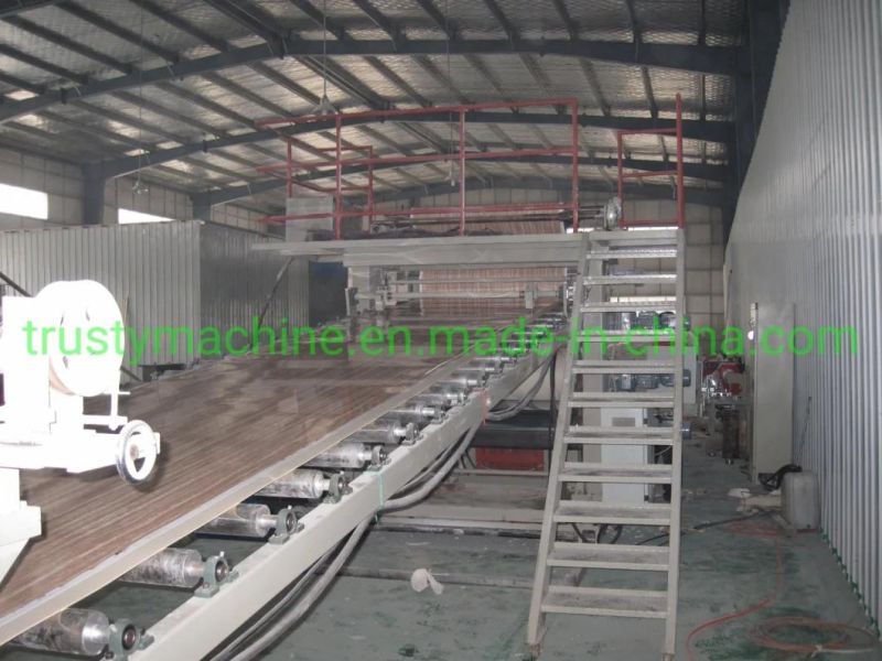 PVC Decoration Board Artificial Imitation Marble Sheet Extrusion Equipment Line