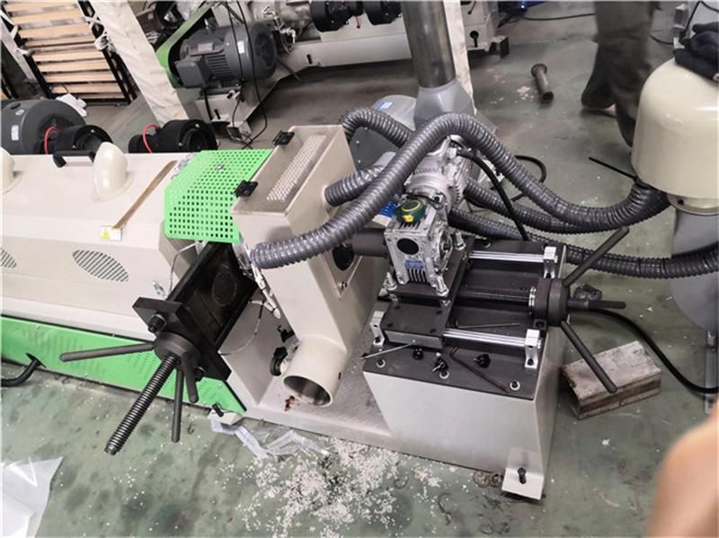 Air Cooling Heat Cutting Recycling Machine Plastic PVC PP PE Granule Making Machine Granulator