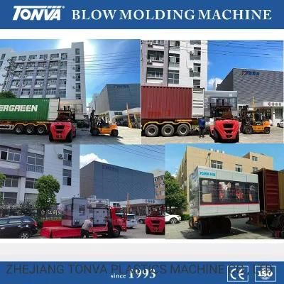Plastic Extrusion Blow Molding Machine and Molds for Multy Color Pot and Multy Stripe Line ...