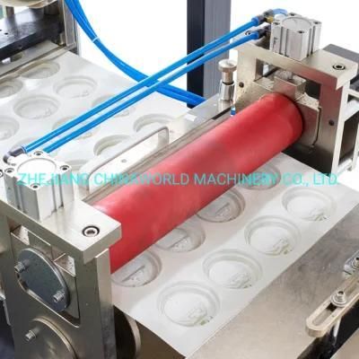 Disposable Plastic Paper Coffee Cup Lid Forming Making Machine Cup Cover Making Machine