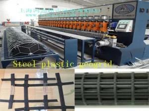 20kn/M-150kn/M Steel-Plastic Geogrid Production Line Biaxial Plastic Geogrid (HJM-6000)