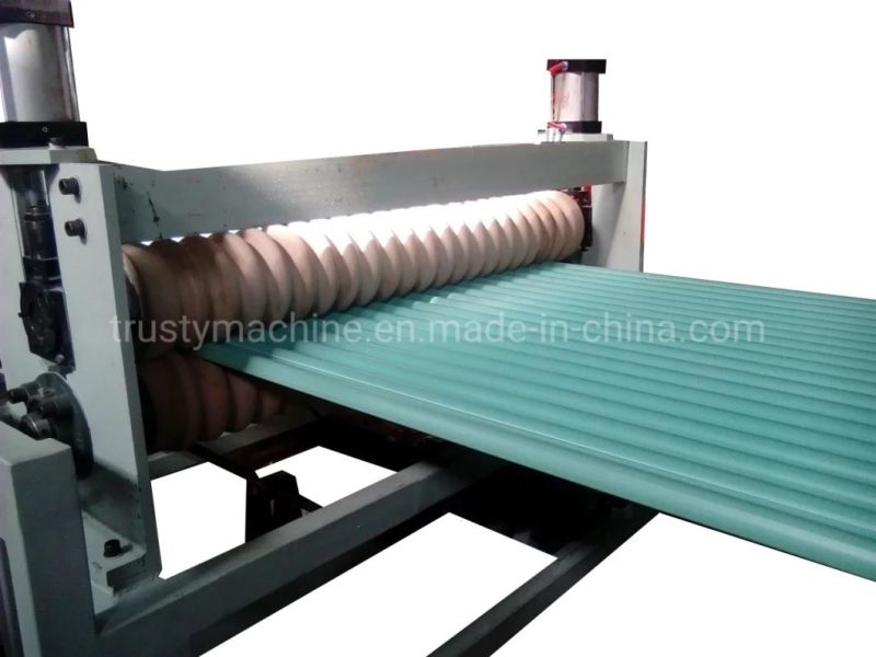 PVC Corrugated Wave Roof Sheet Production Line Extruder Machine Making Machine