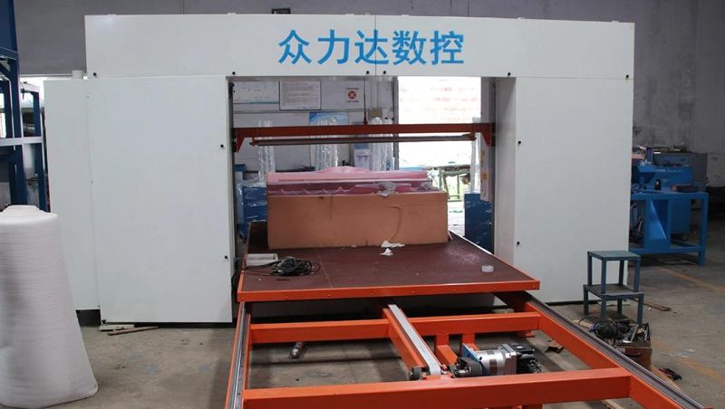 Horizontal CNC Polyurethane PE Foam Sponge Cutting Machine
