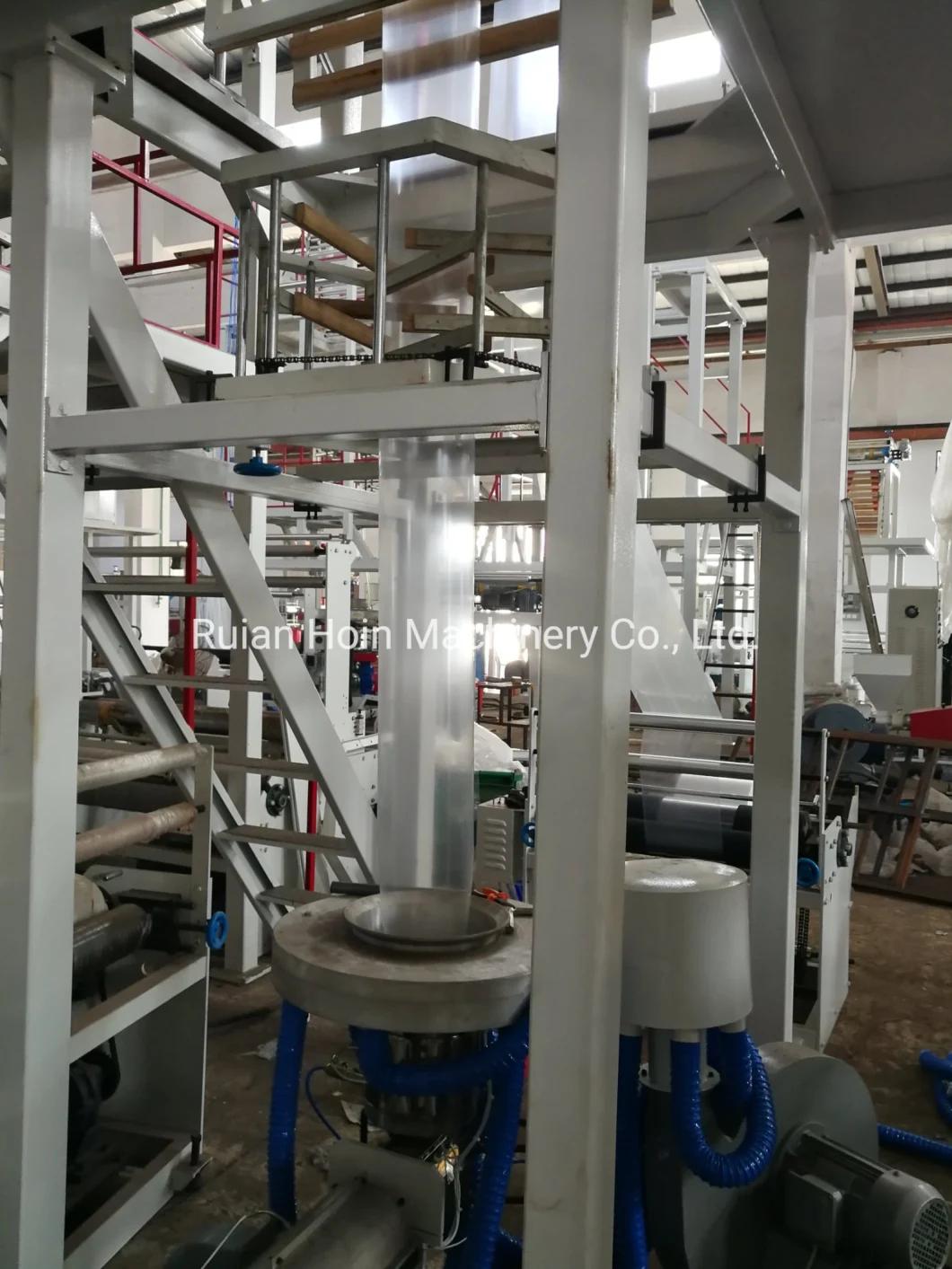 Plastic Glove HDPE Double Winder Film Blowing Machine