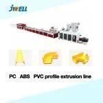 PC ABS PVC Cable Channel Line Plastic Extrusion Machine