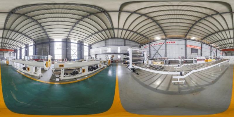 Qingdao Trusty Plastic Machinery Plastic Production Line Extruder PE/PP/HDPE Pipe Extrusion Line