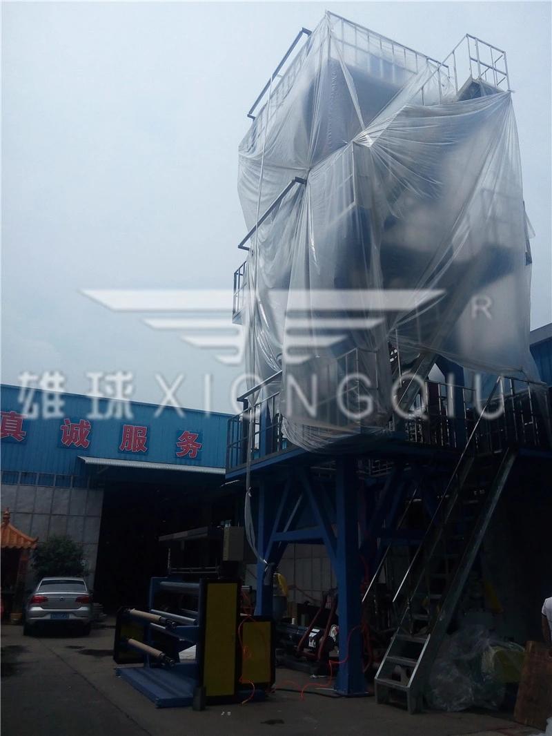 2019 Xiongqiu High Quality High Speed Three Layer Co-Extrusion ABC HDPE LDPE LLDPE Film Blowing Machine