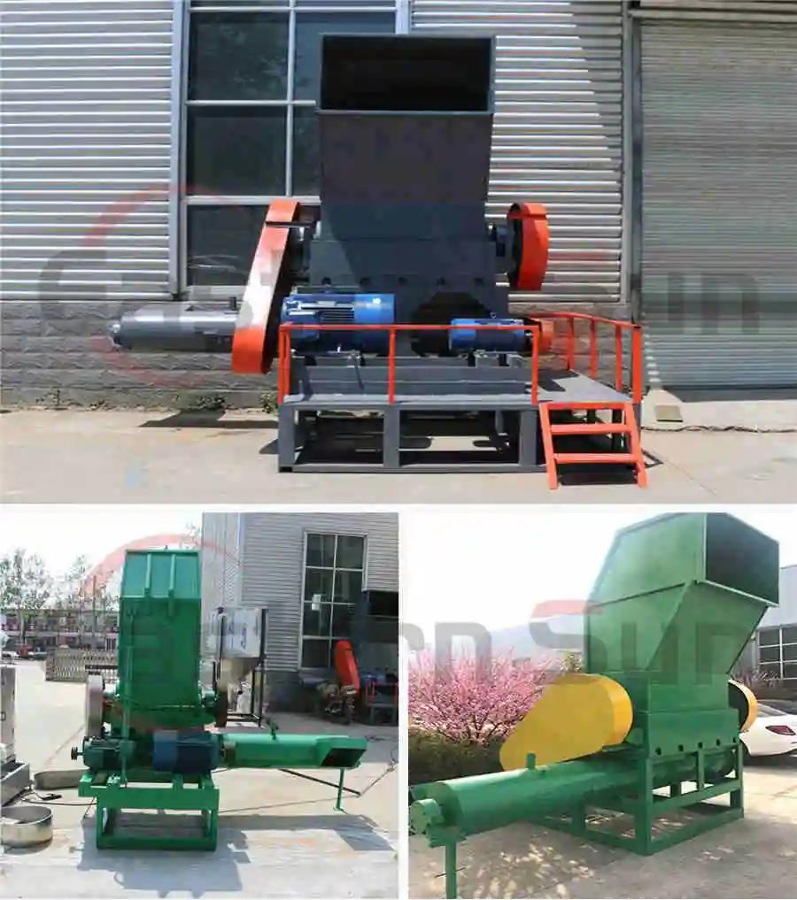 High Speed 1000 Kg/H Waste Plastics Recycling Production Lines Granulator Machine (crushing&washing&drying)