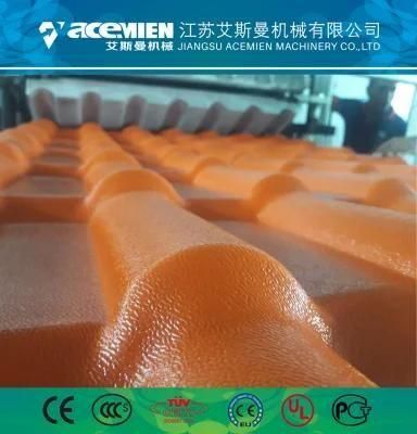 ASA Coated Synthetic Resin Roof Tile with High Weather Resistant Extrusion Machinery