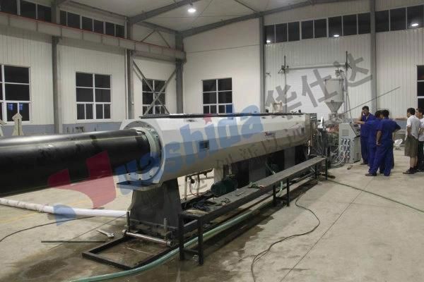 HDPE Plastic Pipe Machinery for Making Water Gas Supplying Pipe Extrusion Line