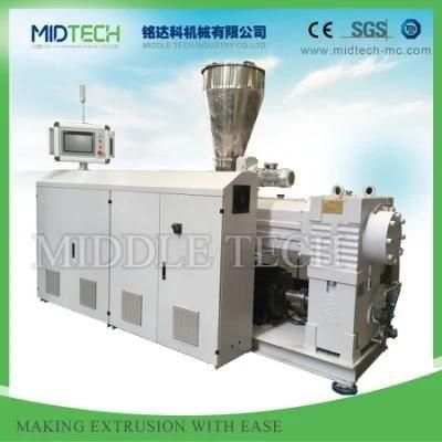 Plastic PVC/SPVC Pipe Counter Rotating Twin Screw Extruder