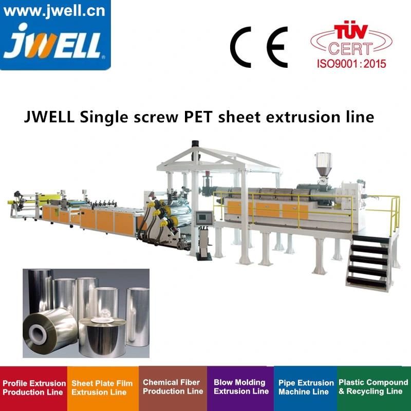 Jwell Pet Thermal Forming Sheet Extrusion Machine