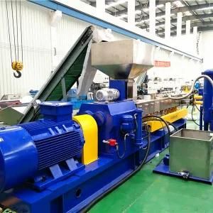 PP Woven Bag Twin Screw Pelletizer Extruder Machine