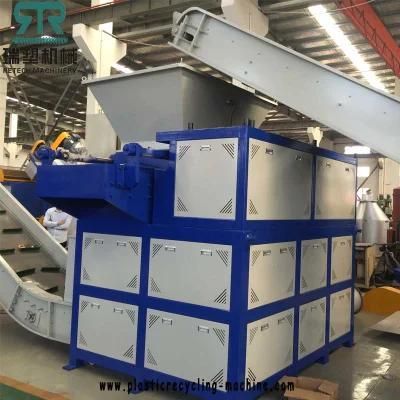 Heavy Powerful 2/Two Shaft Shredder for Processing Plastic Barrel/Basket/Pipe/Mould ...