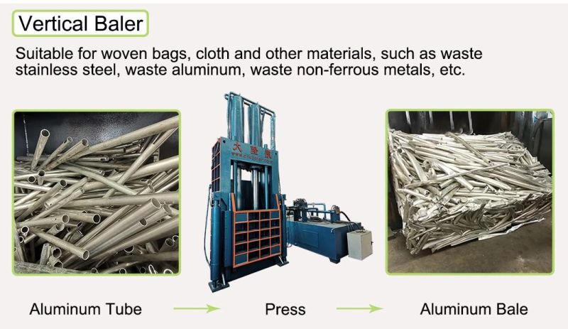 Waste Plastic Baler Baling Press Machine for Recycling Industry