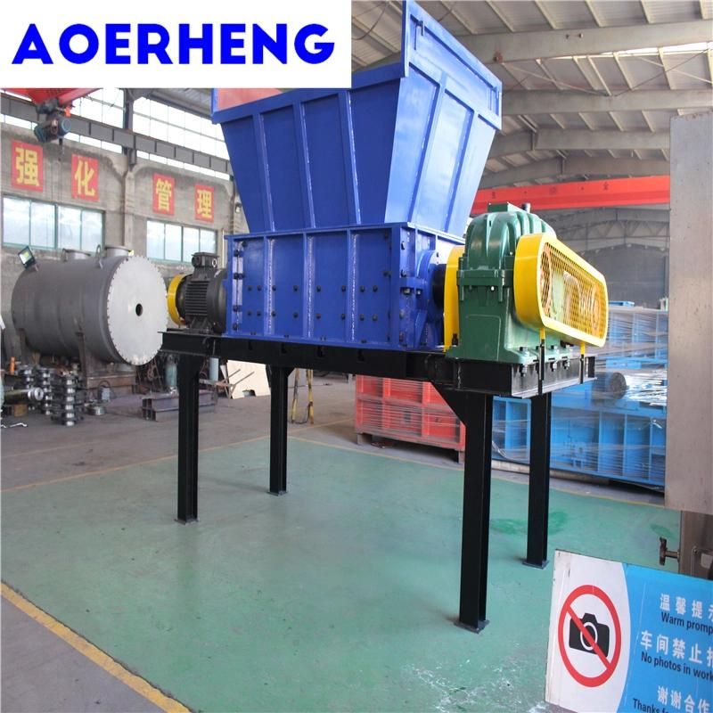 Electric Power Double Shaft Waste Shredder for Death Animal Carcass