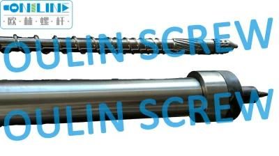 120mm Bimetallic Injection Molding Machine Screw&amp; Barrel for Recycled PP with 15% ...