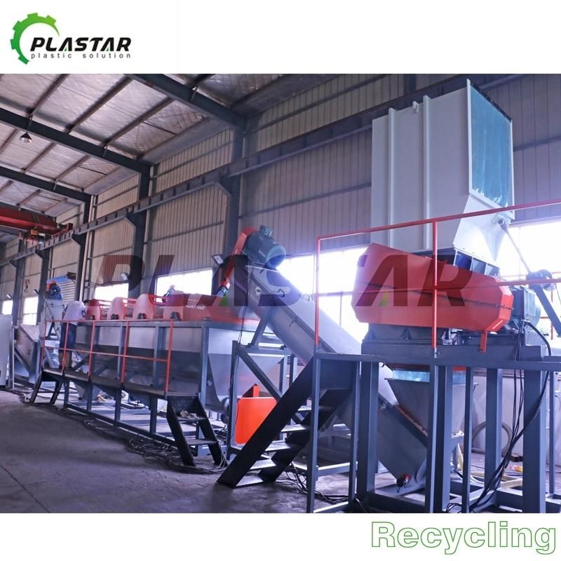 Waste Stretch Film Plastic PE PP HDPE LDPE Washing Recycling Machine