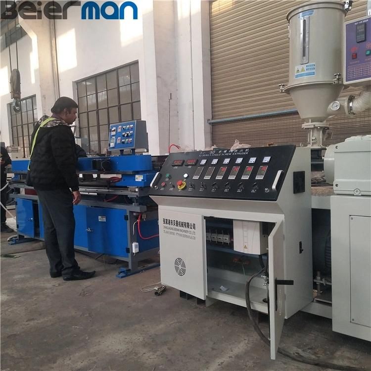 PP PE Soft Single Wall Corrugated Water Washing Machine Pipe with Connector Extrusion Production Line