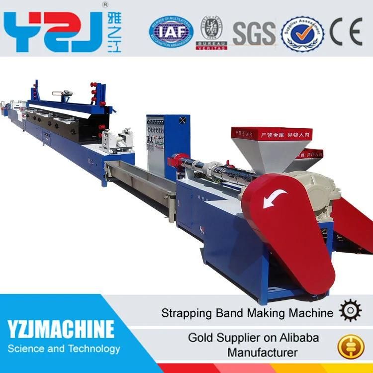 Recycling Waste Machine PP Pet Granules Straping Tape Extruder