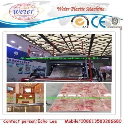 PVC Marble Sheet Extruding Machine with 10 Years Factory