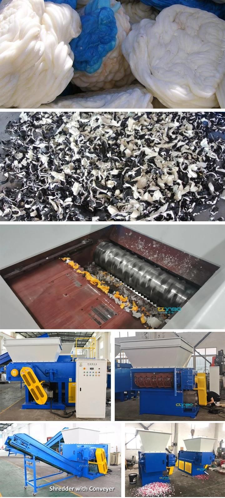 How to Recycle Plastic Lumps? Single Shaft Shredder