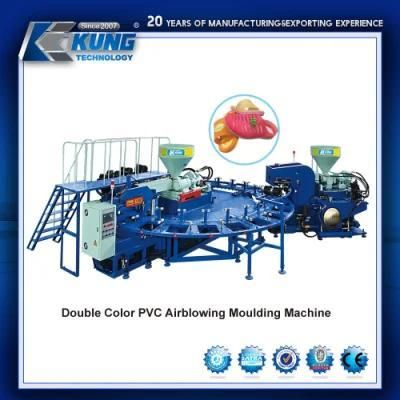 24 Station Single Color PVC Airblowing Machine Shoe Making Machine